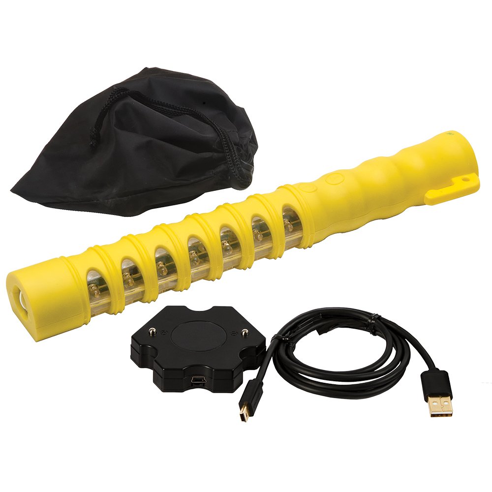 Aervoe 1154 Baton Traffic Flare with Amber LEDs