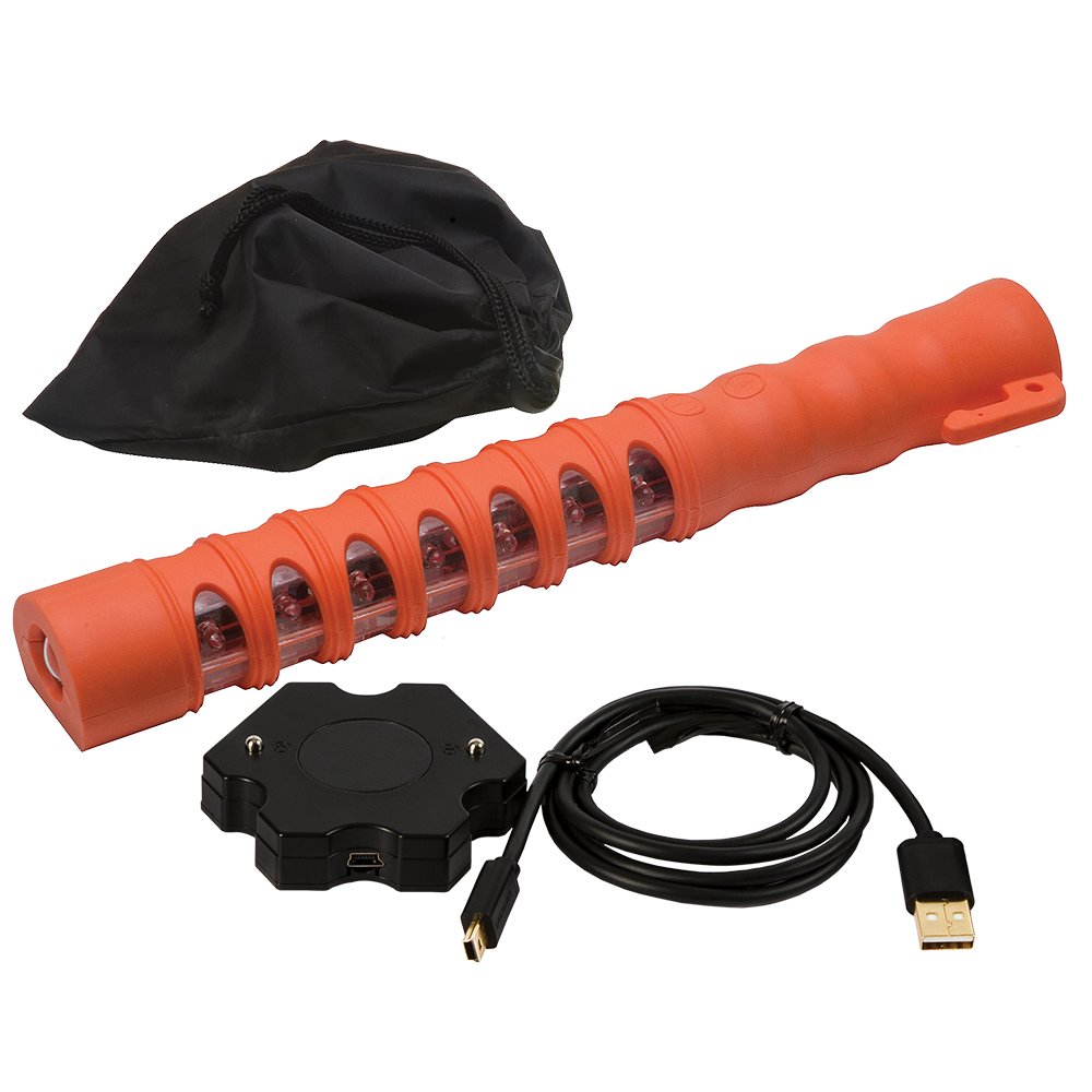 Aervoe 1155 Baton Traffic Flare with Red LEDs
