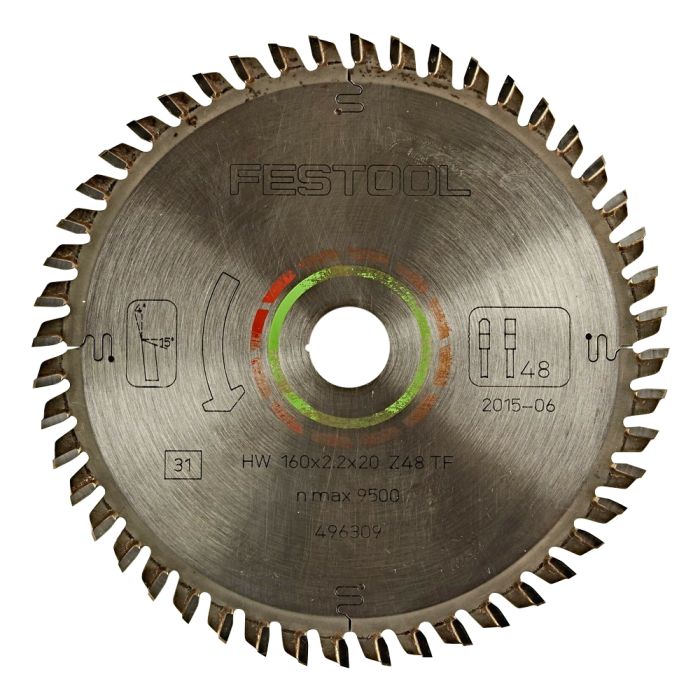 Festool 496309 6 1/4" 48T Solid Surface Circular Saw Blade