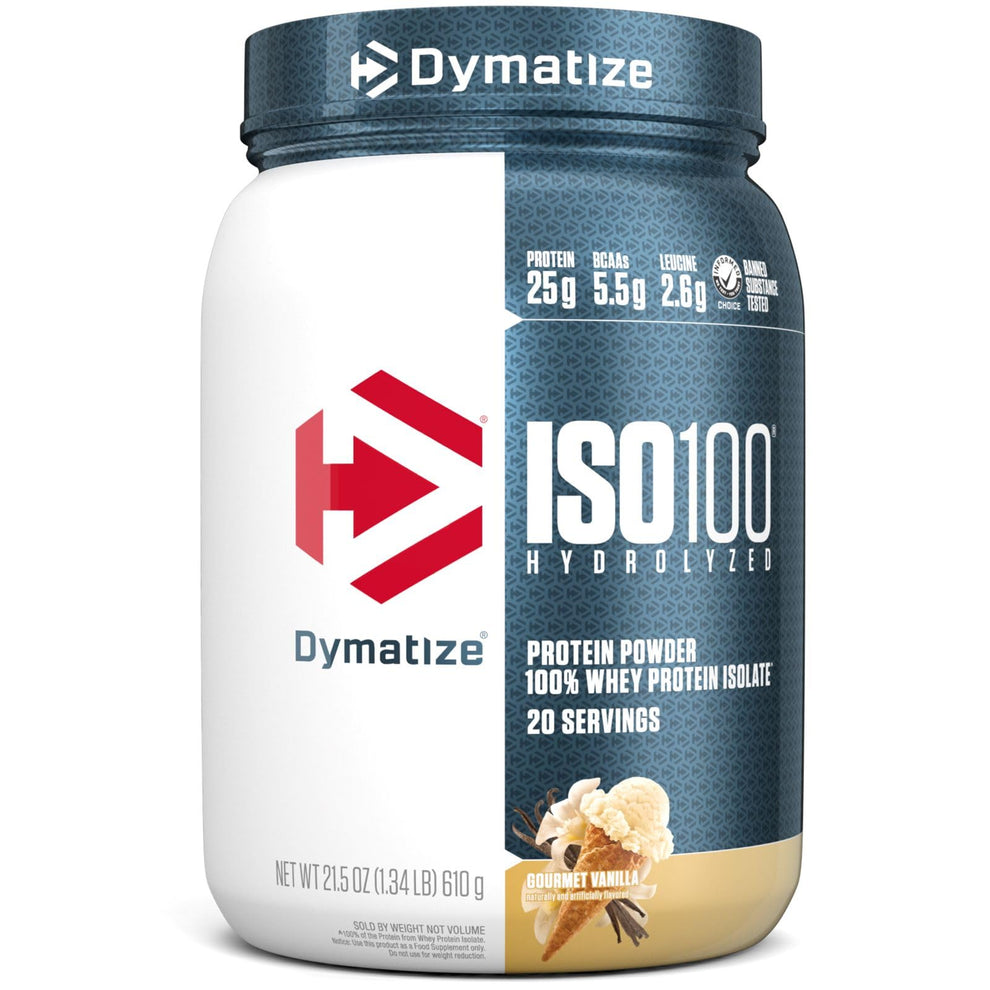 Dymatize ISO100 Hydrolyzed Protein Powder Gourmet Vanilla | 20 Servings