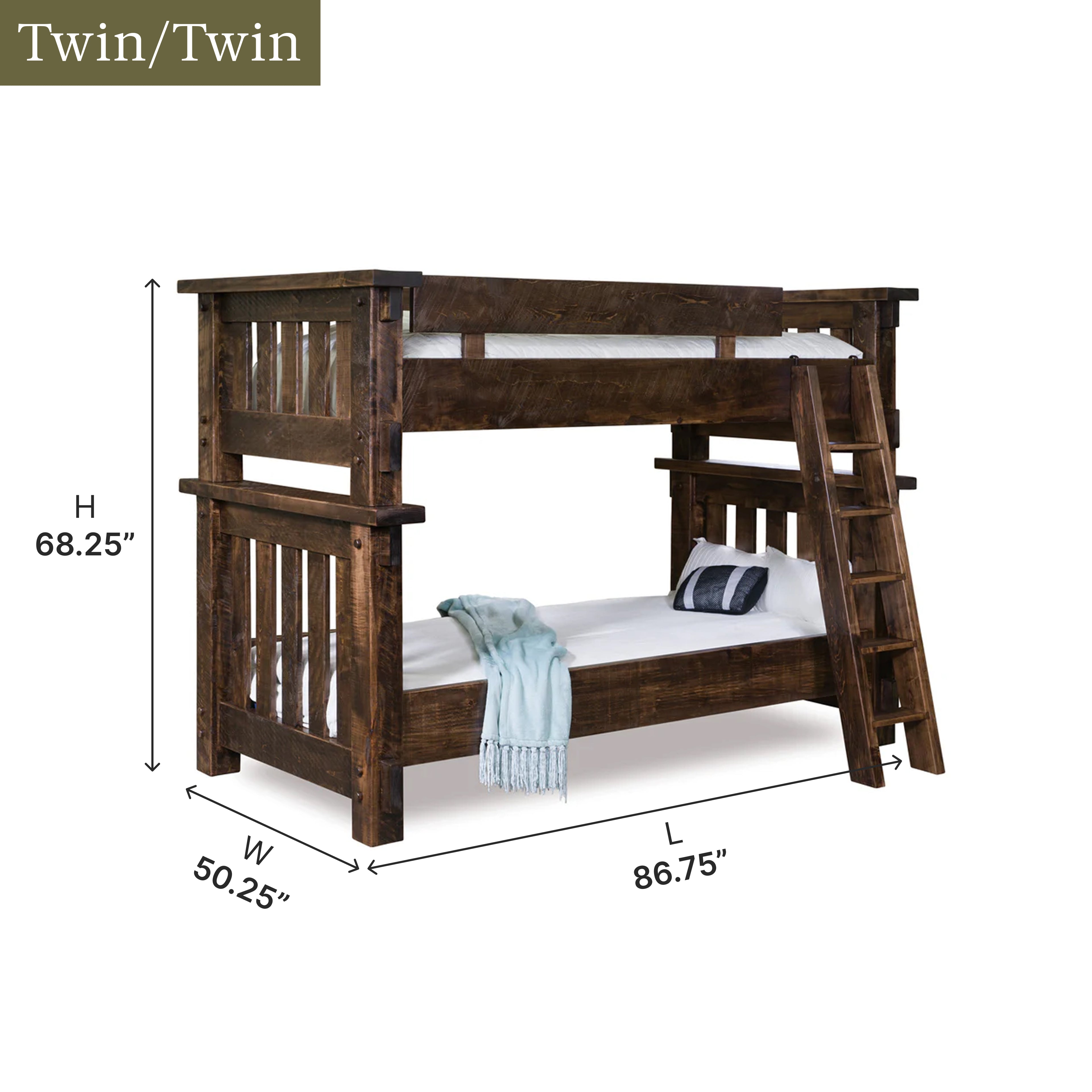 Amish Houston Bunk Bed