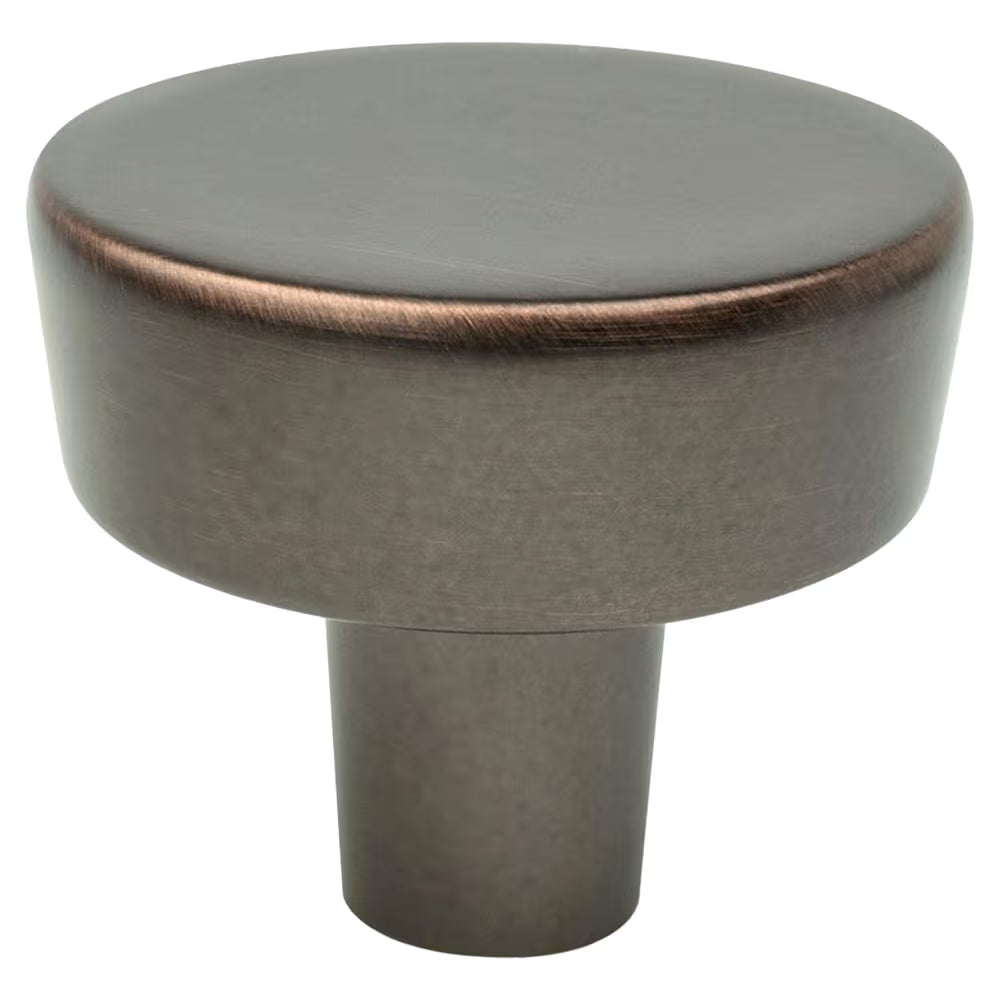 Wur 1-9/32" Brookridge Round Knob, Verona Bronze