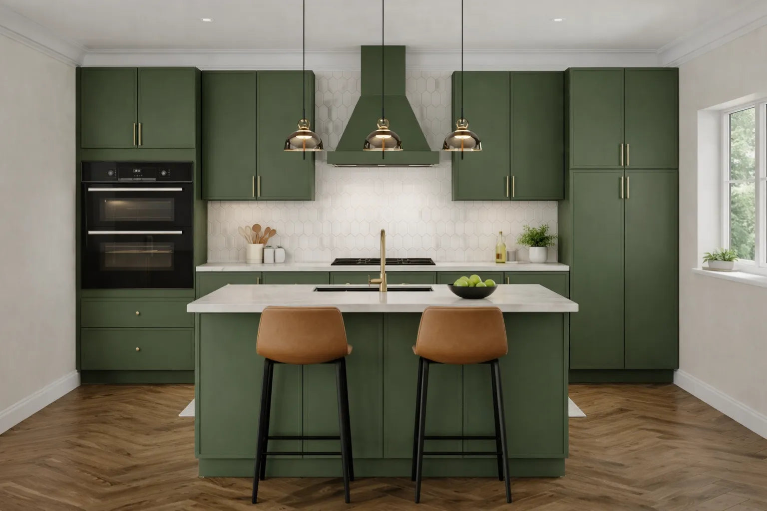 Highland Cabinetry Inc Nano Green Cabinets