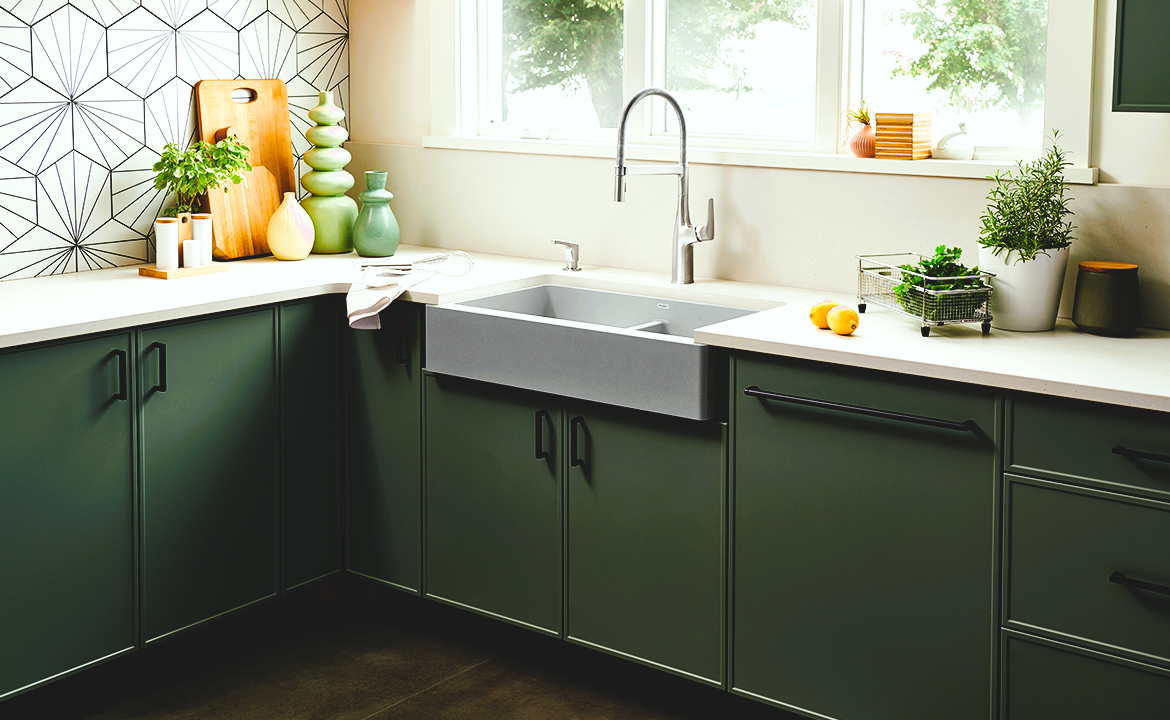 Highland Cabinetry Inc Nano Green Cabinets