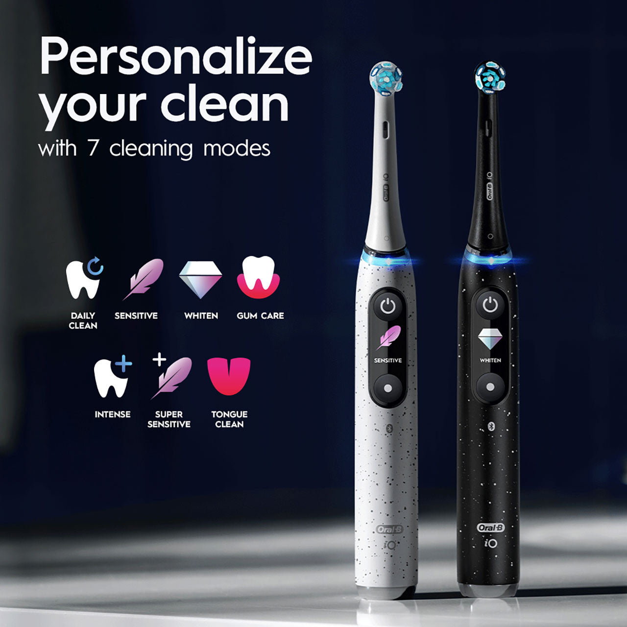 Oral-B iO Series 10 Rechargeable Electric Toothbrush, Cosmic Black