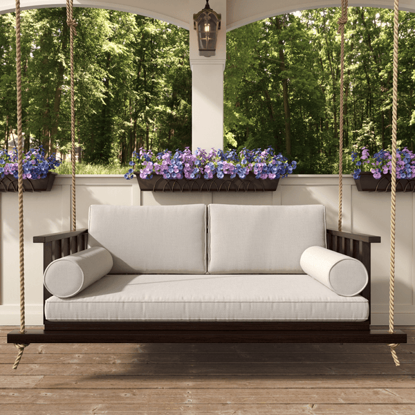 P2P Live Casual The Madison Steel Daybed Swing With Cushions