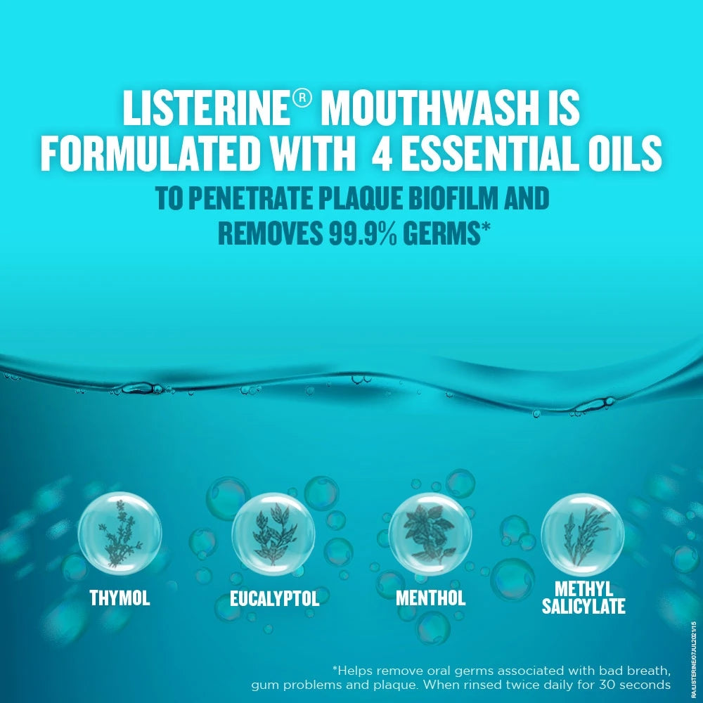 LISTERINE Cool Mint Mouthwash 500ml