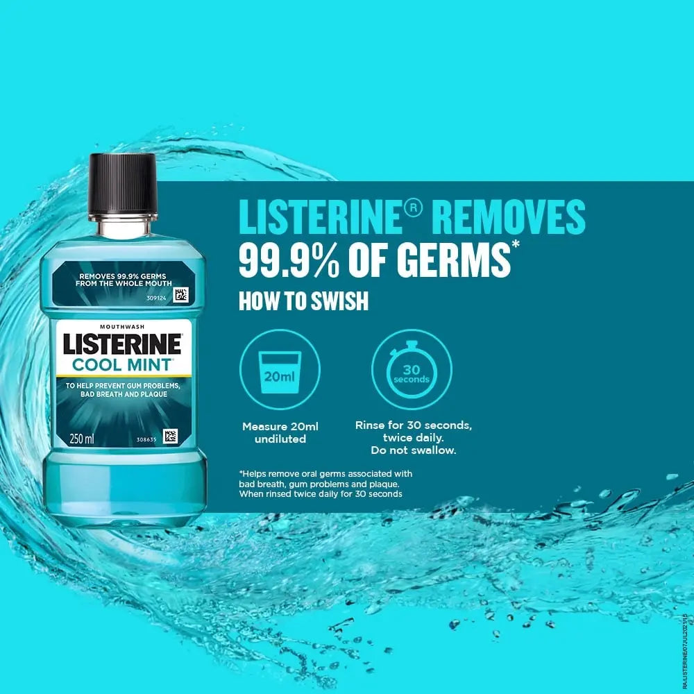 LISTERINE Cool Mint Mouthwash 500ml