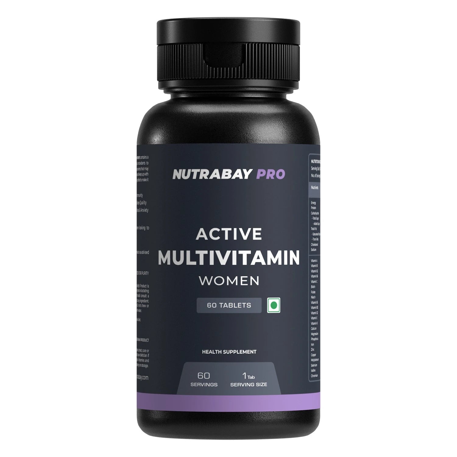 Nutrabay Pro Active Multivitamin for Women - 60 Tabs