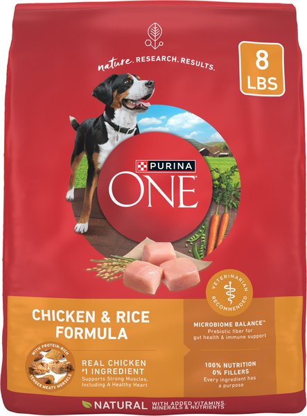 Purina ONE Natural Adult Chicken & Rice Formula Dry Dog Food - 40 lb