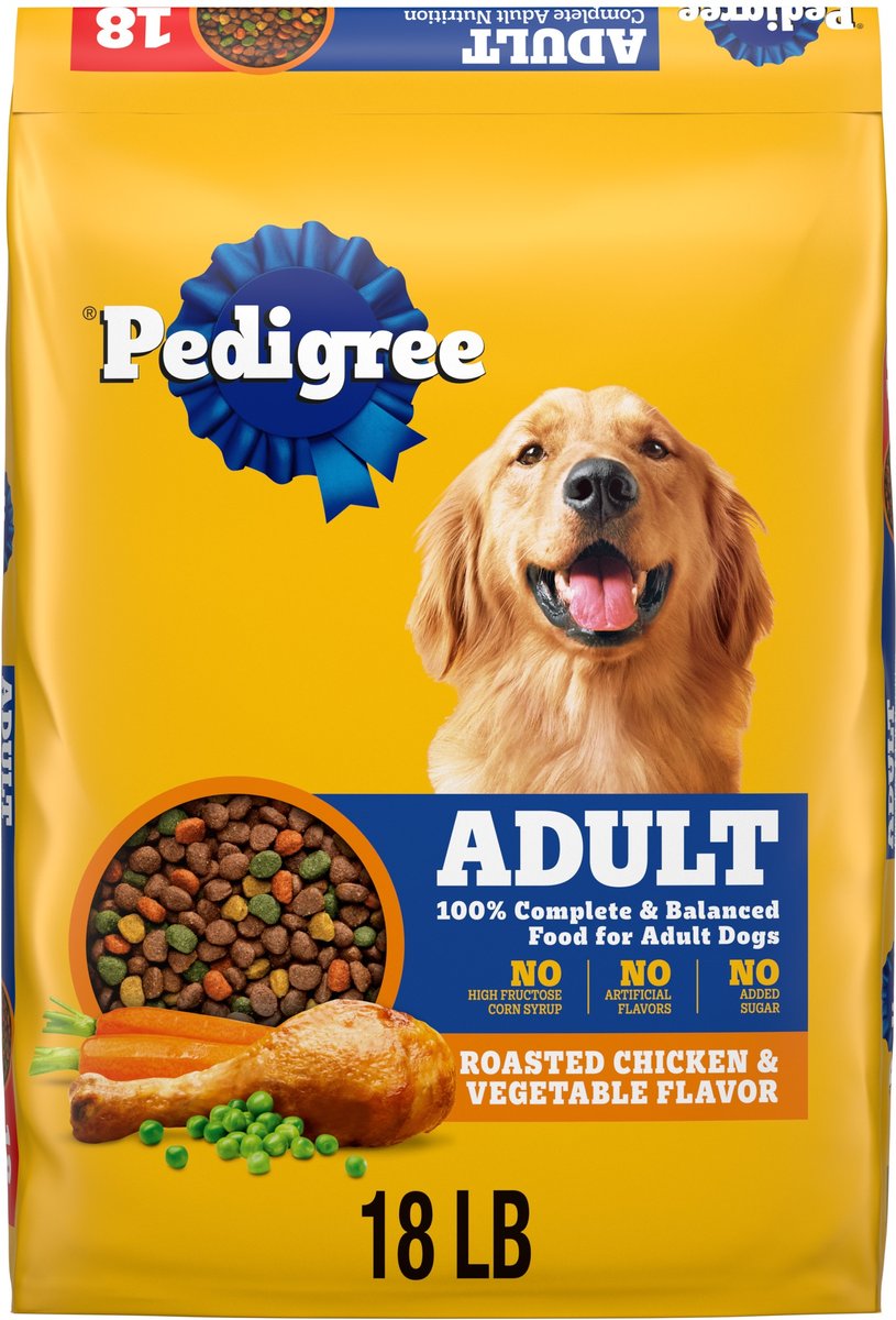Pedigree Complete Nutrition Roasted Chicken & Vegetable Flavor Dog Kibble Adult Dry Dog Food - 18 lb