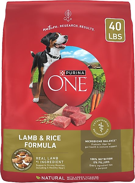 Purina ONE Natural SmartBlend Lamb & Rice Formula Dry Dog Food - 40 lb