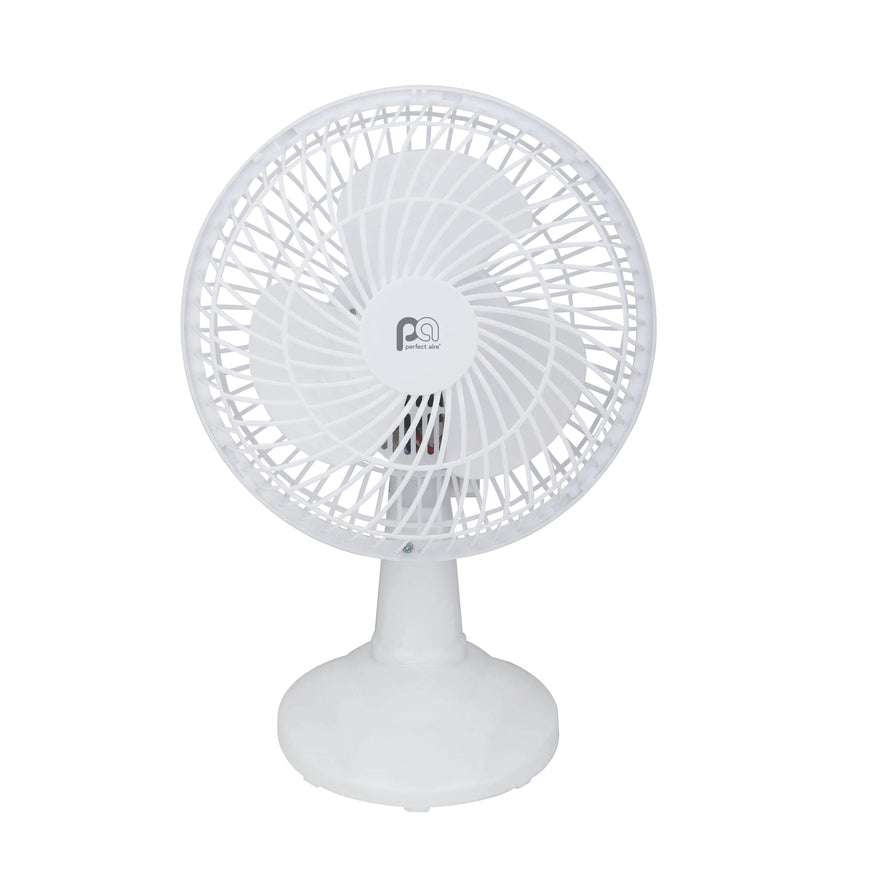 PA 2-in-1 6" Clip-On Fan with Table Top Adapter and Fully Adjustable Fan Head