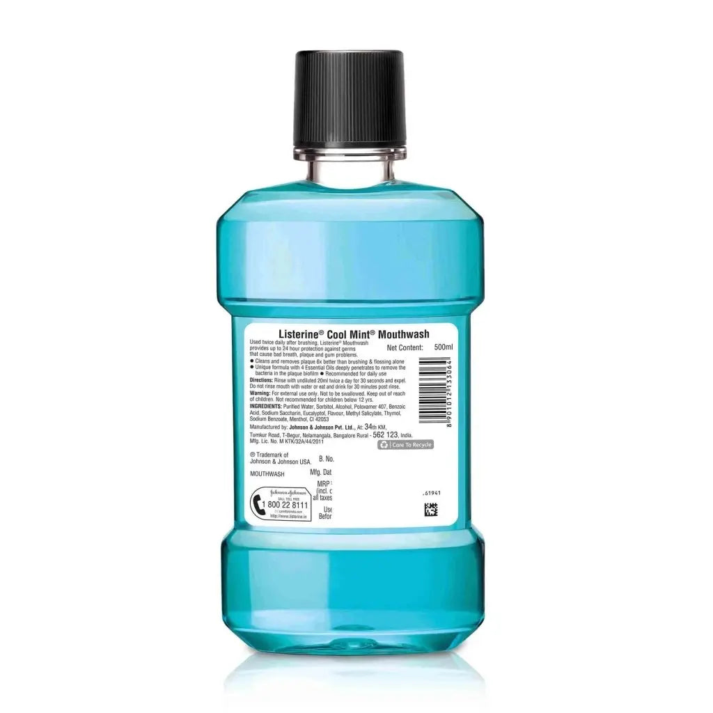 LISTERINE Cool Mint Mouthwash 500ml