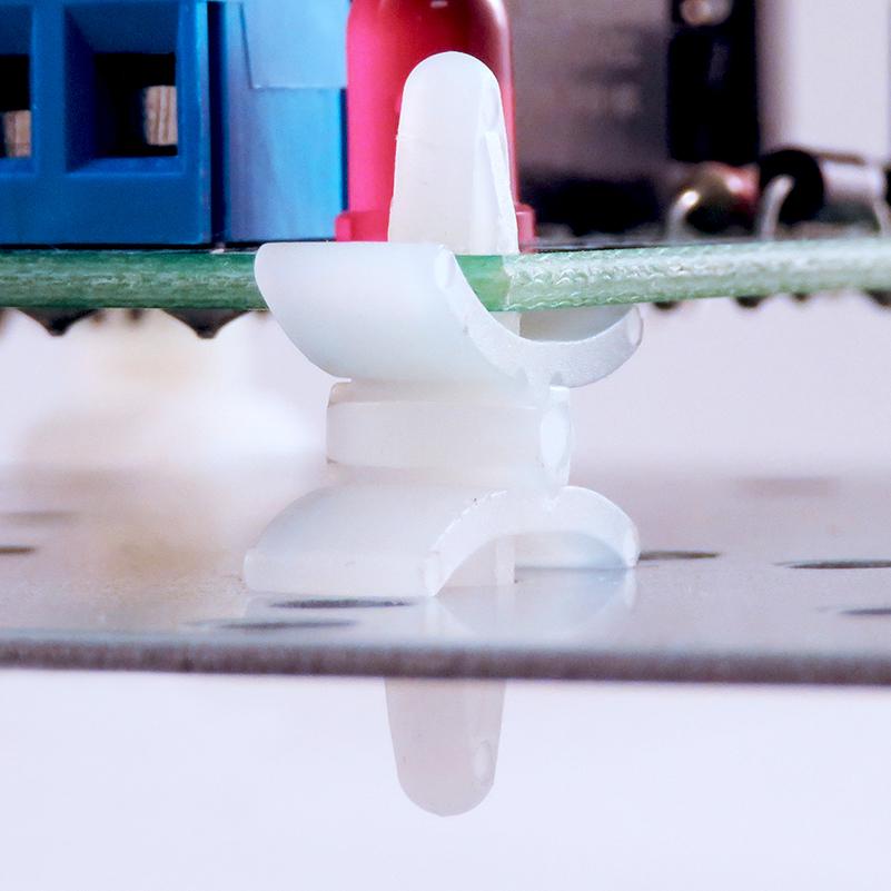 ELK Standoff, White, Nylon, Compatible With: ELK Structured Wiring Enclosures
