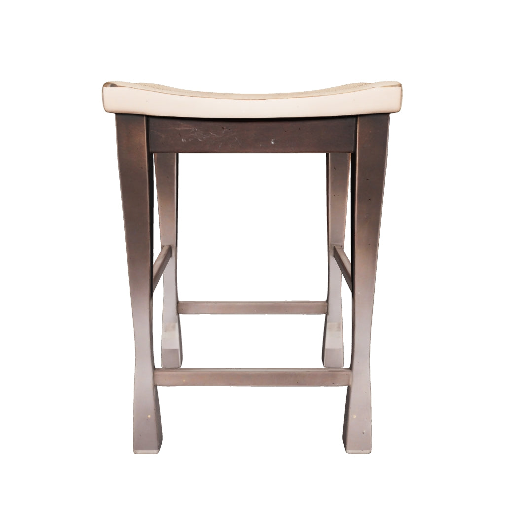 Amish Lexington Backless Stationary Barstool