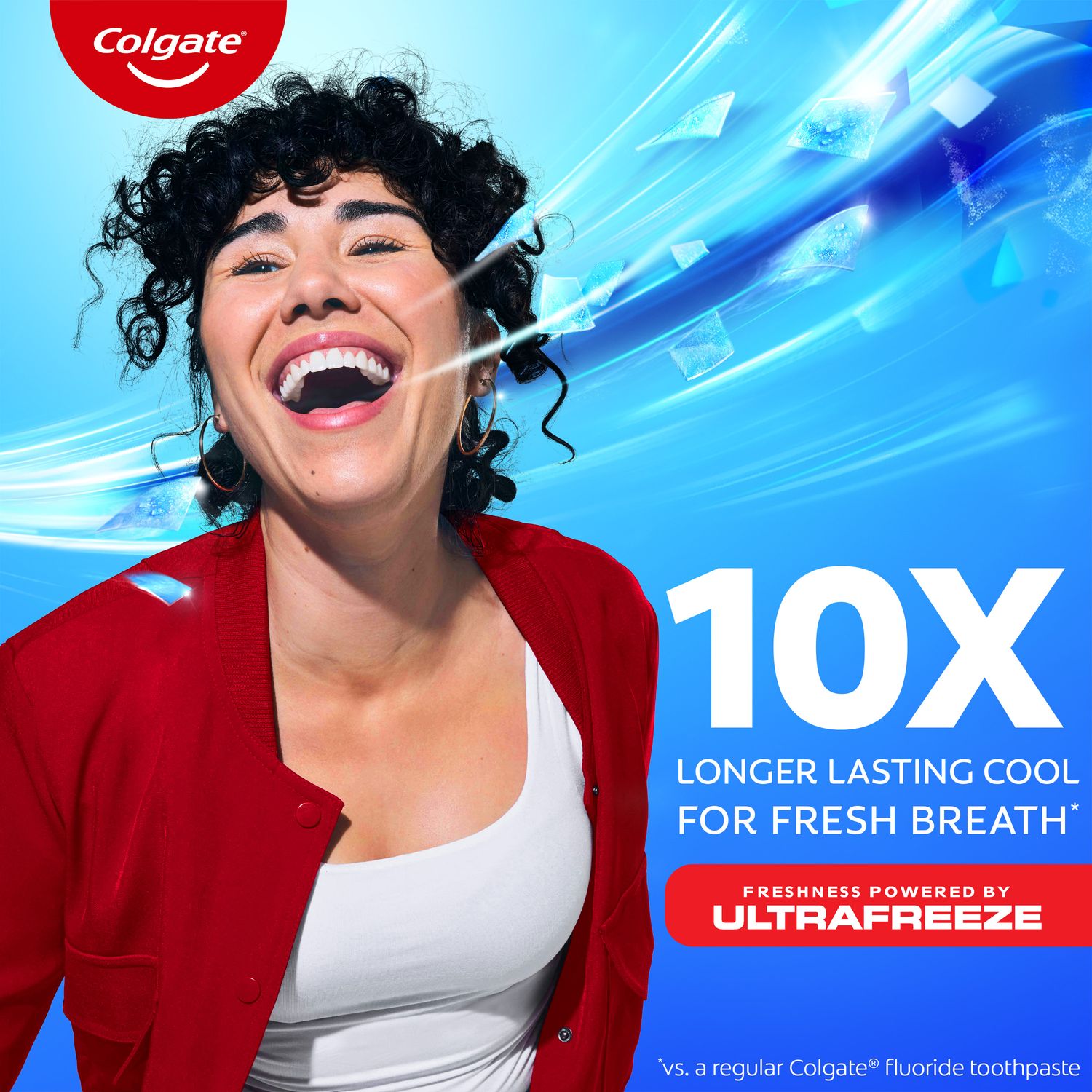 Colgate Max Fresh with Toothpaste with Mini Breath Strips, Cool Mint Toothpaste for Bad Breath