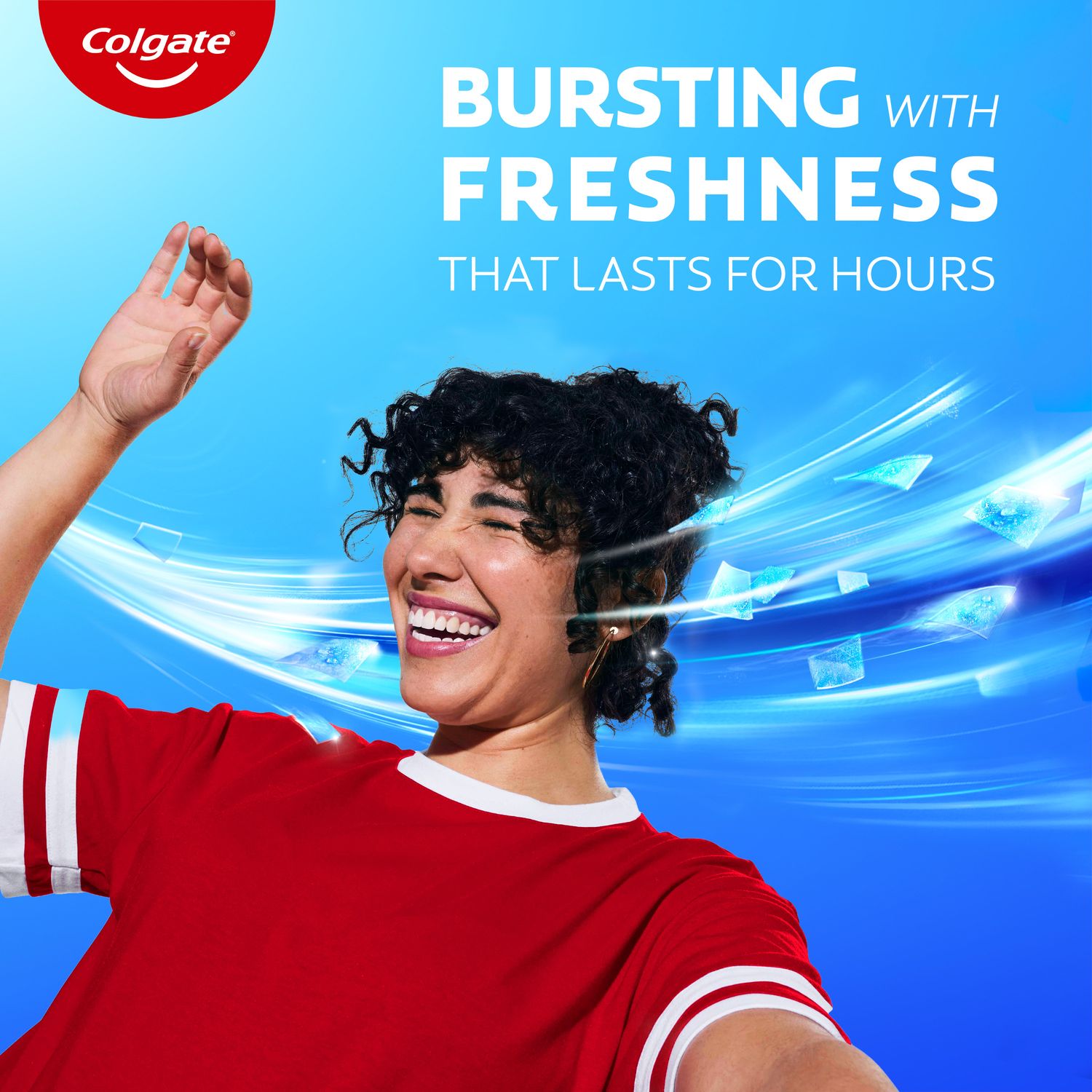 Colgate Max Fresh with Toothpaste with Mini Breath Strips, Cool Mint Toothpaste for Bad Breath
